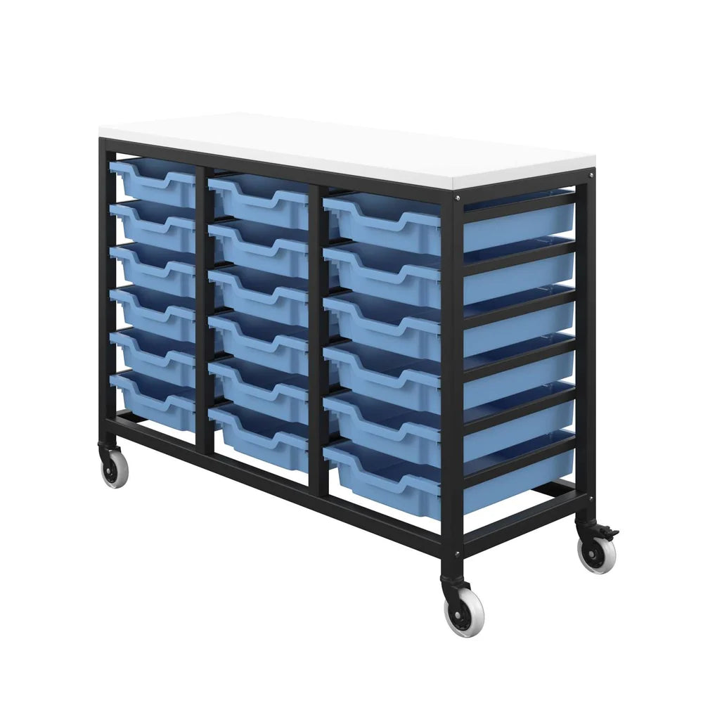 Titan Mobile Classroom Storage Unit – Shallow Trays
