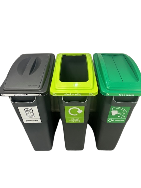 3 x Pack Recycling Bins 60L