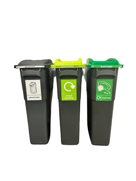 3 x Pack Recycling Bins 60L