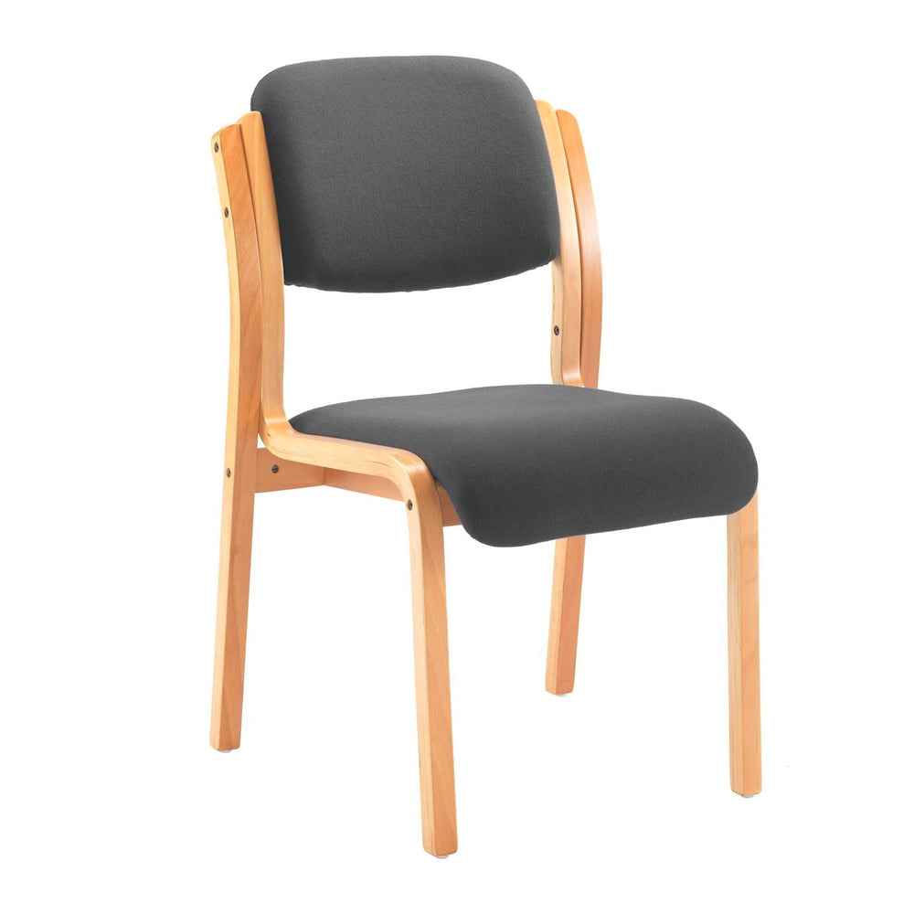 Renoir Upholstered Wooden Stacking Chair – With or Without Arms