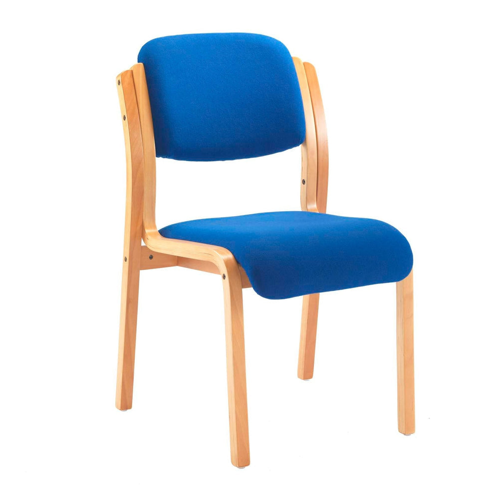 Renoir Upholstered Wooden Stacking Chair – With or Without Arms