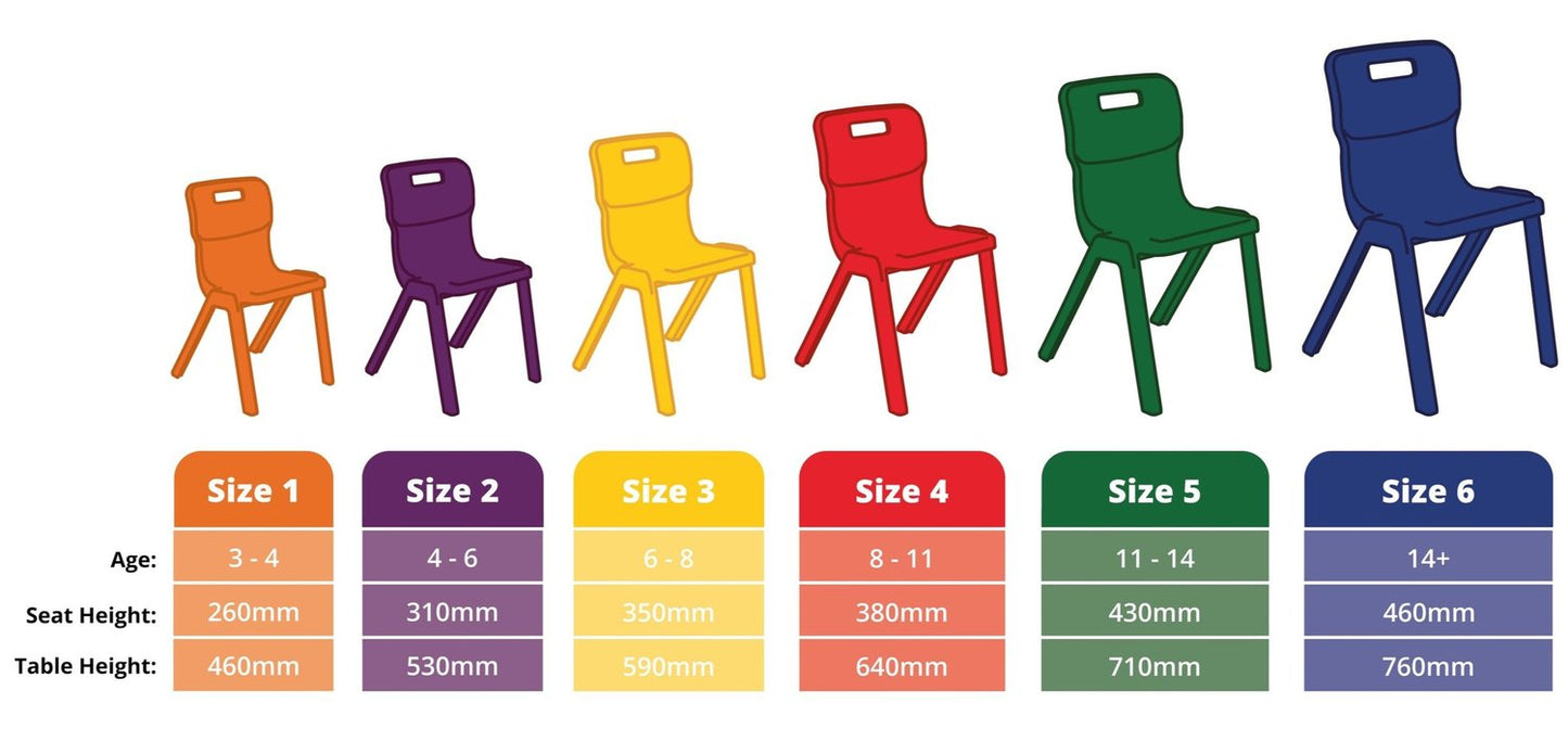 Titan One Piece School Classroom Chair