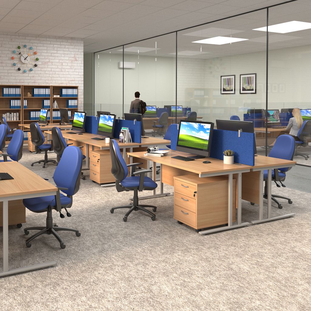 Maestro 25 Cantilever Office Desk – Multiple Sizes & Finishes