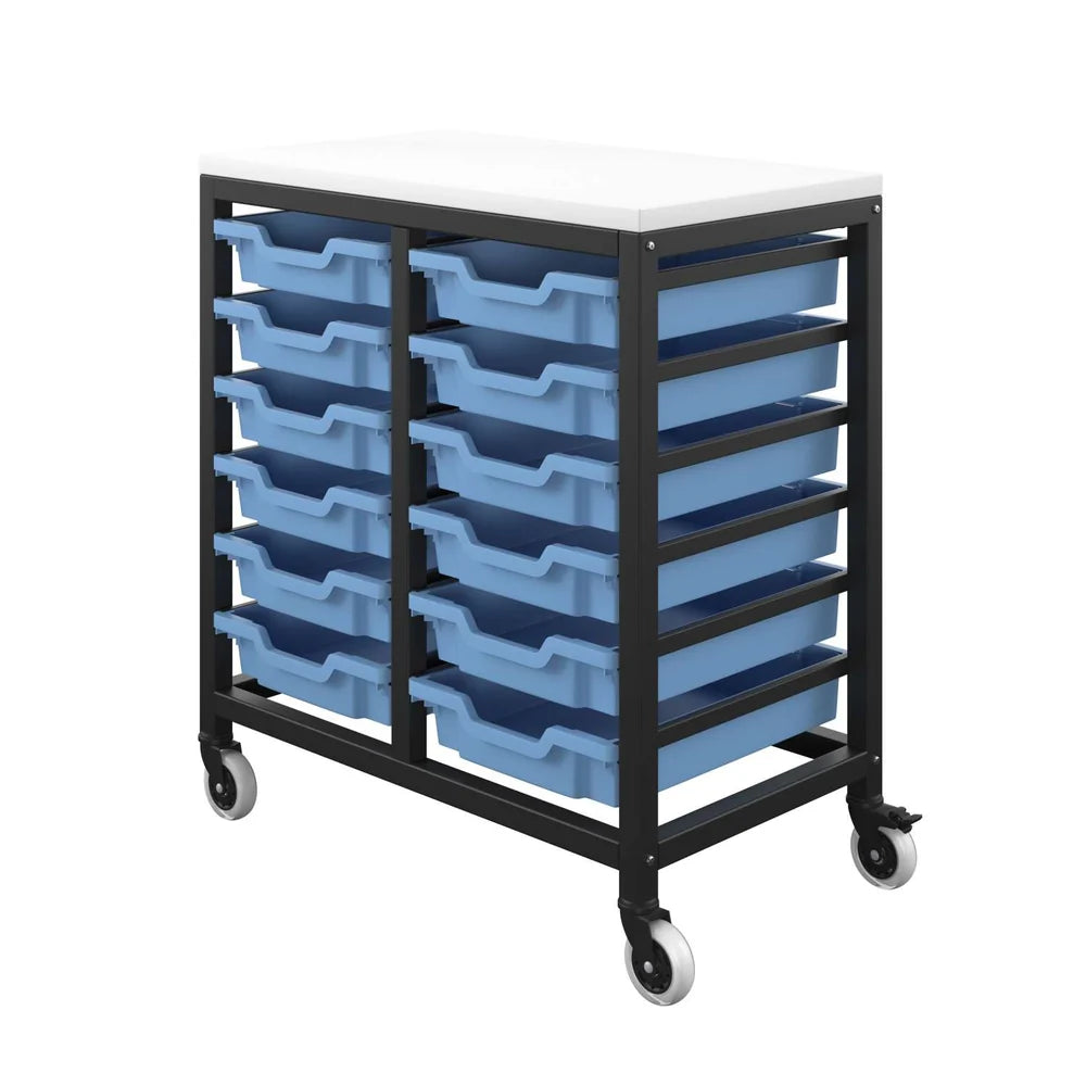 Titan Mobile Classroom Storage Unit – Shallow Trays