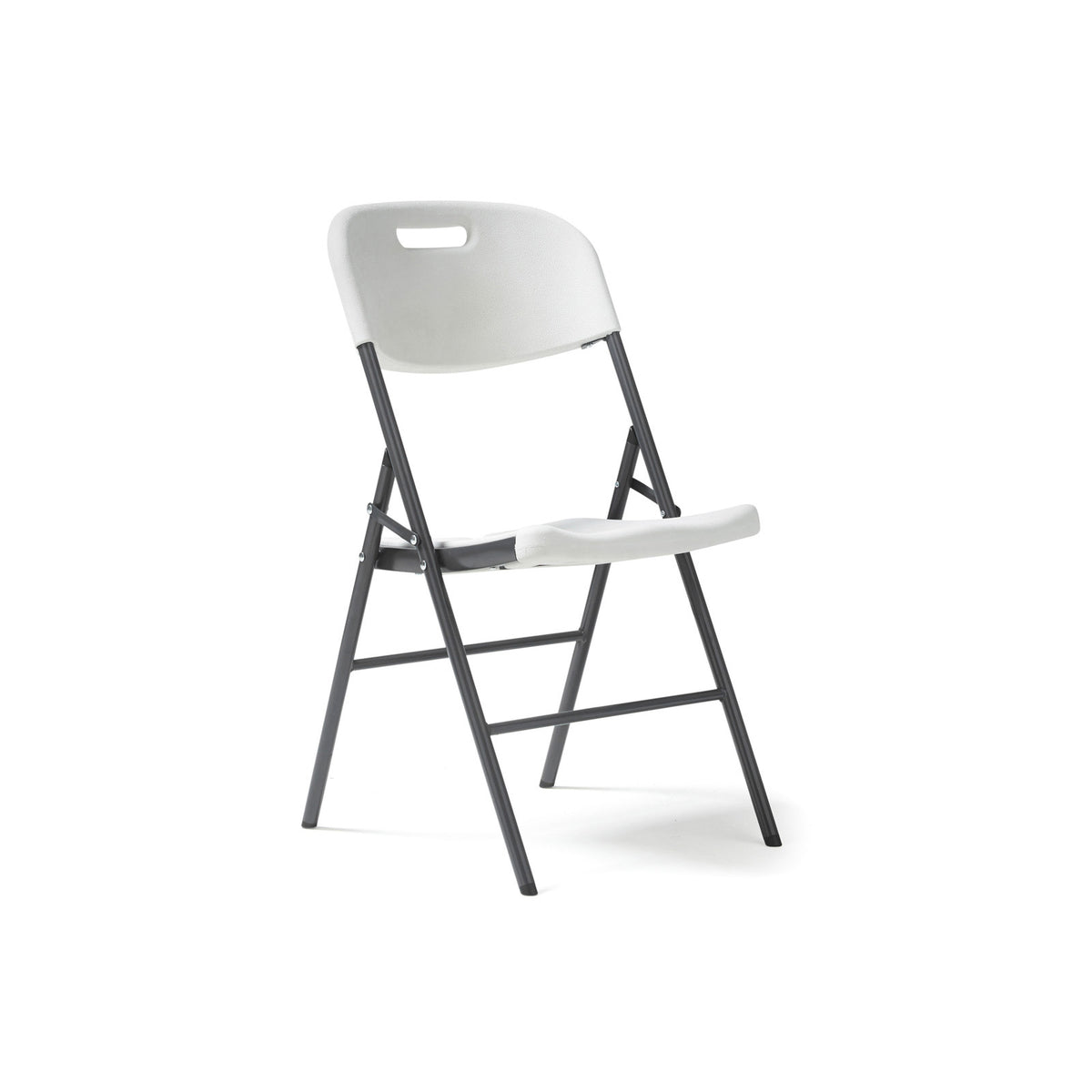 DAMS Hebe White Folding Chairs – Pack of 4